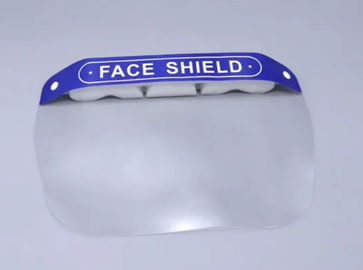 Double Anti Fog Medical Face Shield Visor PET วัสดุส่งผ่านสูง